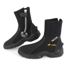 SEAC Pro HD 6mm Neoprene Wetsuit Boots with Side Zipper