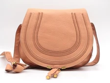 Chloe Marcie Shoulder Bag Beige Aithentic