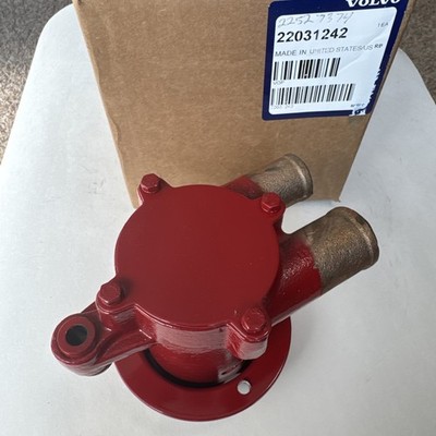 Volvo Penta Raw Water Sea Pump 22031242 22527374 rebuilt OEM Genuine