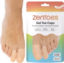 Gel Toe Caps Silicone Protectors 6 Pack Variety Large Small Unisex