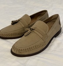 Hudson Herren Loafer Slipper Leder Beige mit ...
