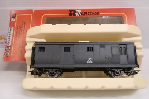 Rivarossi 2563 - FS 2-ACHSIGER KOFFERRAUM GRAU - HO MADE ITALY | Zustand: Nuovo