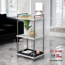 Estantería de 3 niveles — Librería industrial — Marco de acero — Para libros