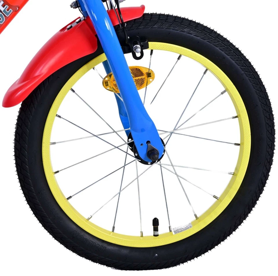 16 Zoll Kinderfahrrad Jungen Rot 4-6 Jahre Fahrrad Paw Patrol mit Stützräder - Bild 4 von 4