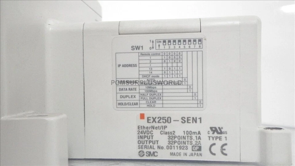 EX250-SDN1 EX250SDN1 SMC Input Output Si Unit W/Valves (Used and Tested) - Image 4 of 4