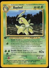 Bayleef 1st Edition 28/111 Neo Genesis Pokemon TCG Card LP on eBay