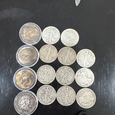 Silver Half Dollars 7 Face Value 15 90 Silver Walking Franklin Barber Kenne Silver Half Dollars 7 Face Value 15 90 Silver Walking Franklin Barber Kenne