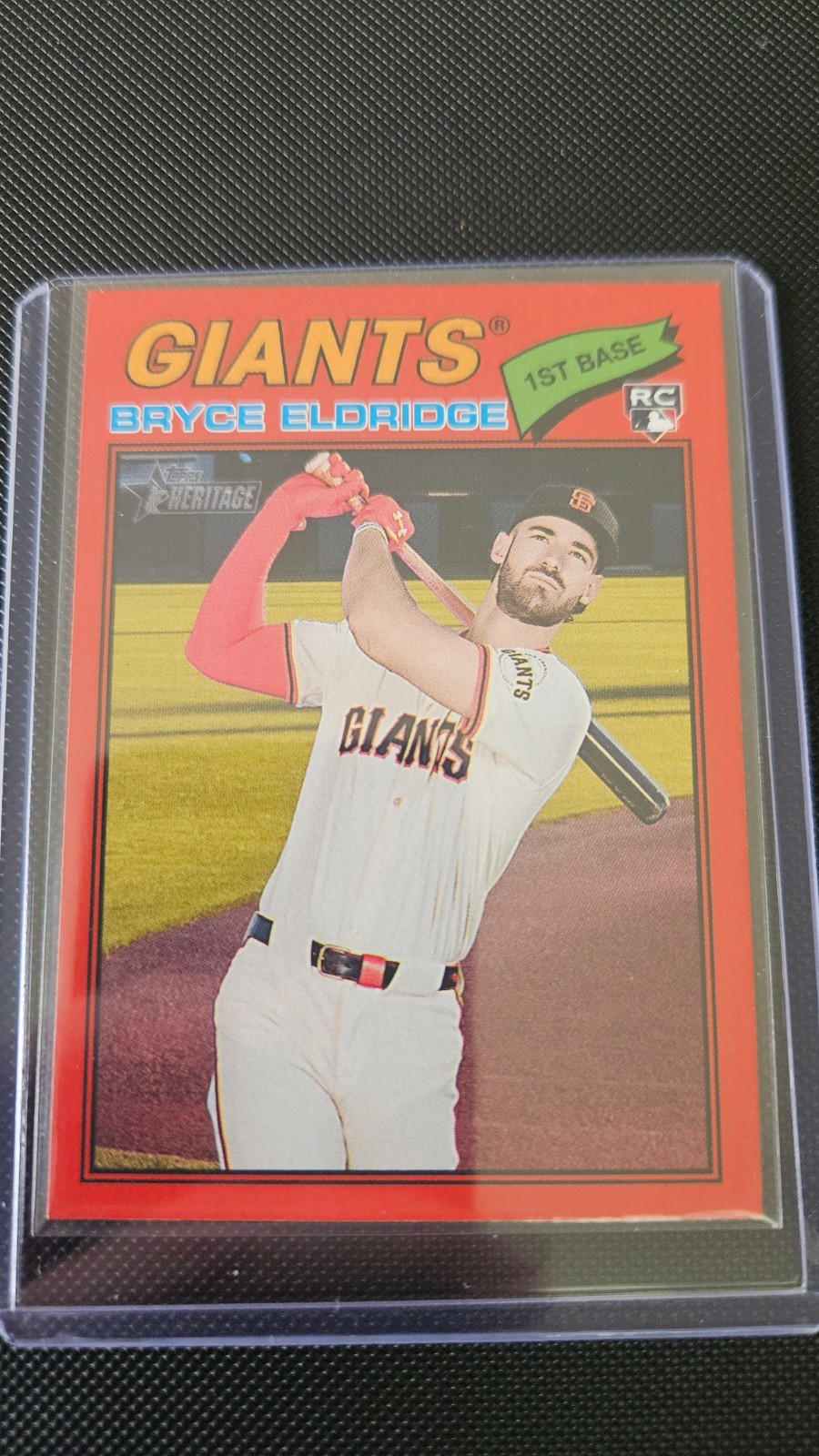 2026 Topps Heritage - Bryce Eldridge #310 Red Border (RC)
