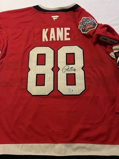 Patrick Kane Blackhawks Autographed Winter Classic Jersey W/ Beckett COA