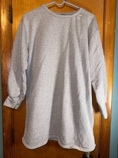 Pretty Little Thing Oversized Gray Sweater Sweatshirt Dress Size 6 Women
