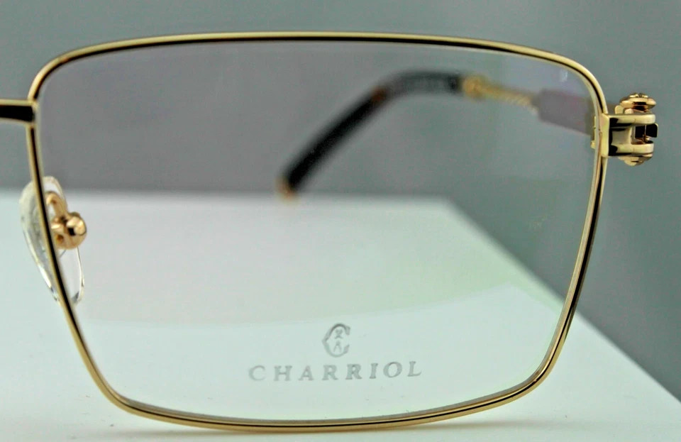 NWT Charriol PC75113-C01 59mm Shiny Gold Eyeglasses Charriol PC75103 C02 Men main image 4