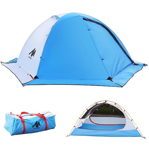 4 Season Backpacking Tent 2 Person Ultralight Waterproof Winter Camping Tent - Picture 10 of 10