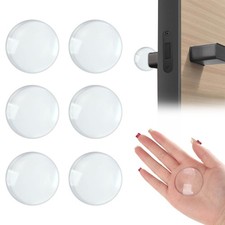 MOXYOY 6 St&uuml;ck T&uuml;rstopper, Wandschutz selbstklebend Stopper transparent