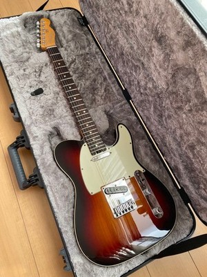 Electric Guitar Fender USA American Elite Telecaster 2015 3 Tone Sunburst & Case