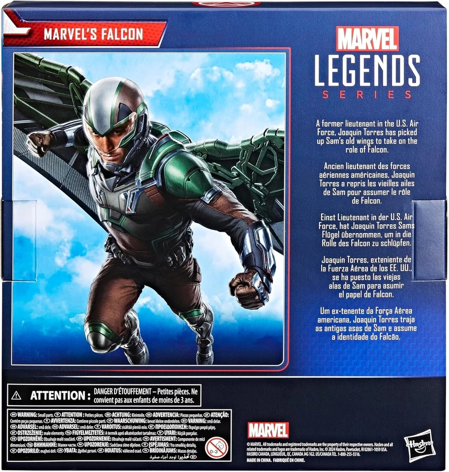 Marvel Legends Series Captain America Brave New World Falcon Deluxe New In Box - Image 3 of 4