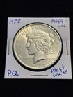 1922 Peace Dollar 💎 UNC High Grade 64, PQ, Blast White