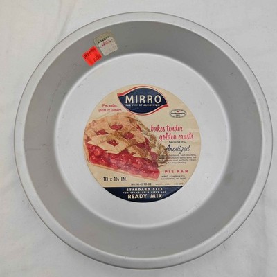 Vintage MIRRO  The Finest Aluminum Pie Pan 10'' Made In USA