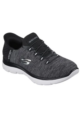 SKECHERS SUMMITS-DAZZLING HAZE 149937 BKW Sneakers Slip in Damen schwarz