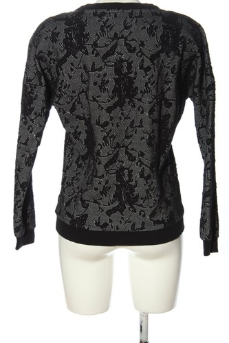ONLY Felpa Donna Taglia IT 38 nero-bianco stile casual - Foto 2 di 5