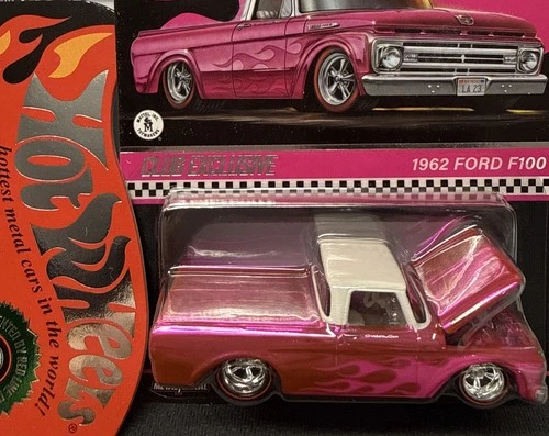 1962 Ford F100 Red Line Club RLC Hot Wheels 🔥 Combined Shipping 🔥
