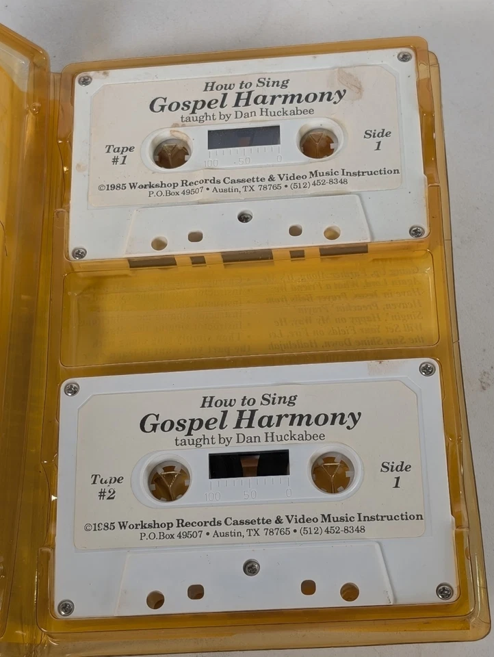 HOW TO SING GOSPEL HARMONY 2 3 & 4 Part Harmony Musician Workshop (2) CASSETTE  - Image 3 of 3