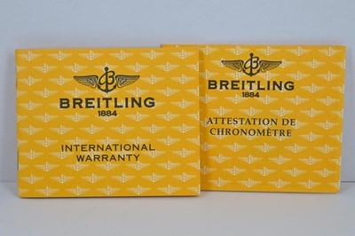 Breitling Headwind International Warranty & COSC Certificate A45355 569078 2004