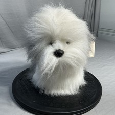 Russ Scrubby Old English Sheepdog Plush Puppy Dog Toy Shaggy Hairy 9" W/Tag