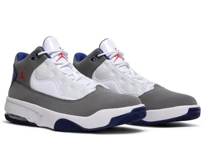 Nike Jordan Max Aura 2 Grey Royal Blue CK6636-004 Men's Size 11