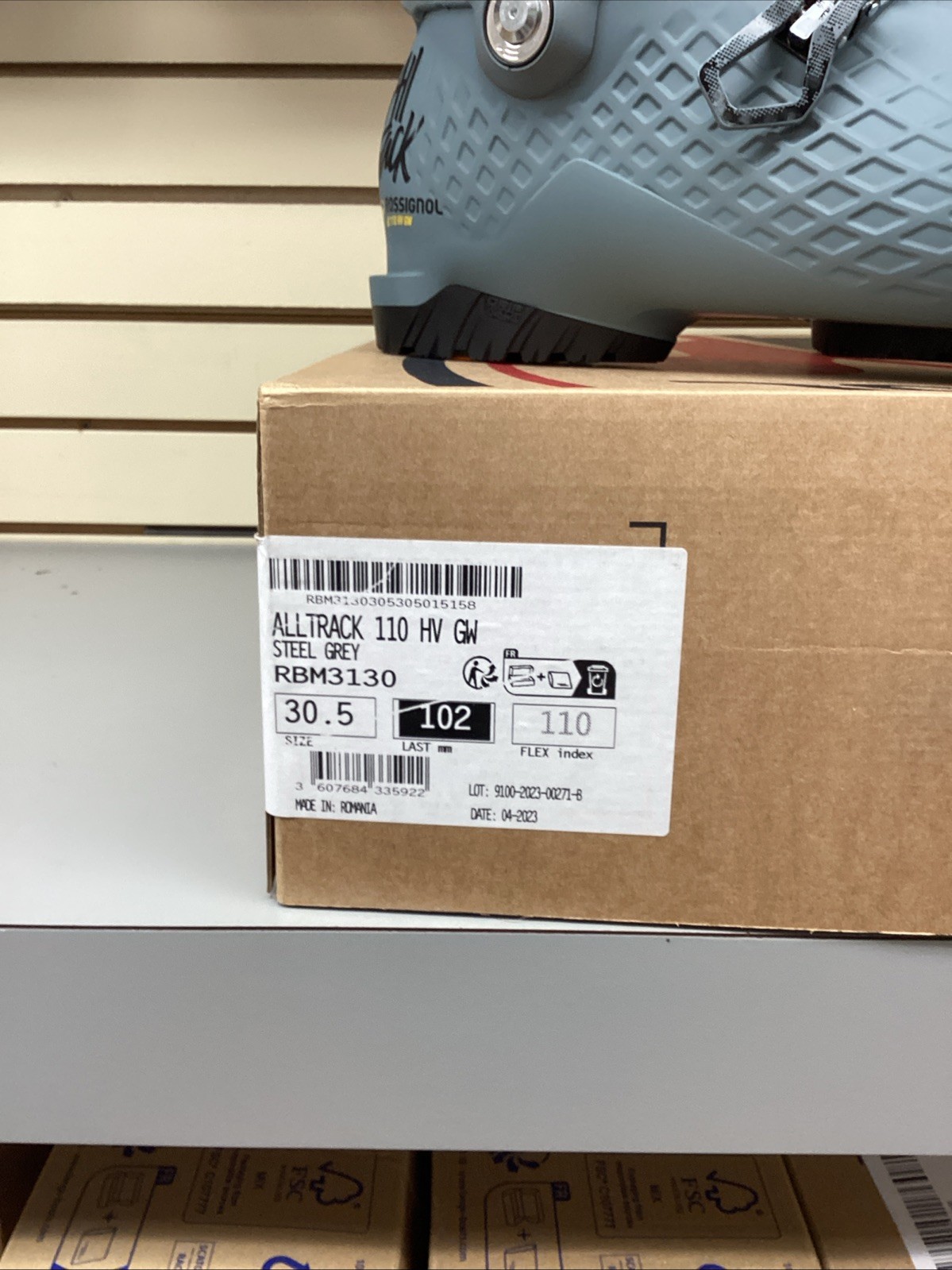 SALOMON Scarponi da sci uomo Rossignol AllTrack 110 HV GW NUOVI misura 30 5