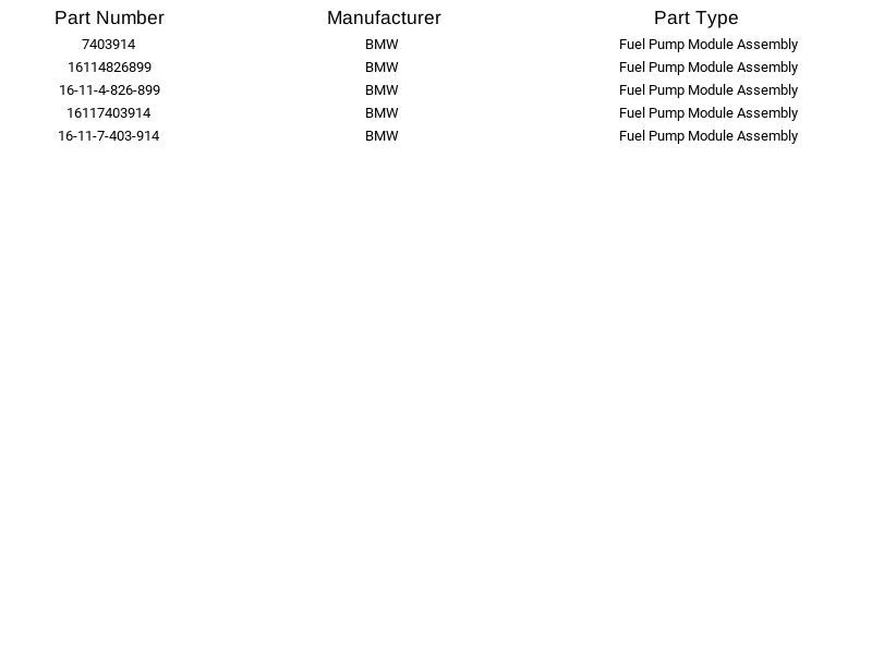 Módulo de bomba de combustível BMW 7403914 para BMW X6 X5 2015-2019 - Imagem 4 de 4