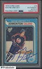 Wayne Gretzky HOF Signed 1979-80 O-PEE-CHEE OPC Hockey RC Rookie PSA/DNA 9 AUTO