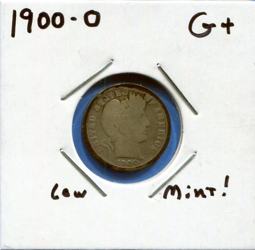 1900-O Barber Dime — photo from the most recent tracked eBay sale