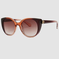 Gucci Women's Red GG0369S 003 Round Gradient Authentic Sunglasses 54/22/145