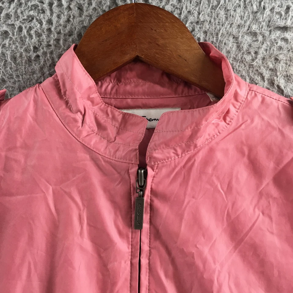 Ben Sherman Chaquetas Mujer Pequeñas Básicas Rosa Cremallera Completa Manga Larga Bolsillos Informales Foto 3 de 4