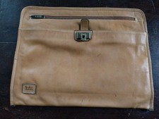 SACCOCHE CUIR VINTAGE POCHETTE QUALITE HERMES CUIR TRES SOUPLE MARQUE STEFANI ? 