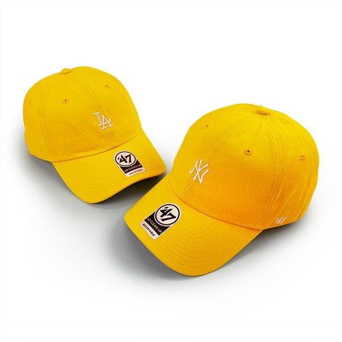 Men Women Yellow 47 Hat Soft Crown Baseball Cap Trendy Casual Everyday Dad Hat - Foto 1 di 28