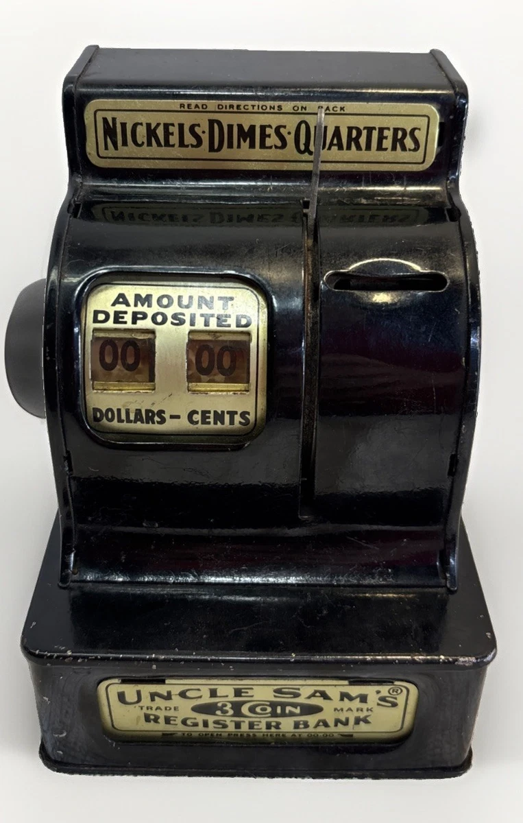 ビンテージ UNCLE SAM'S COIN BANK ニッケル バンク Uncle Sam Metal Bank for sale | eBay
