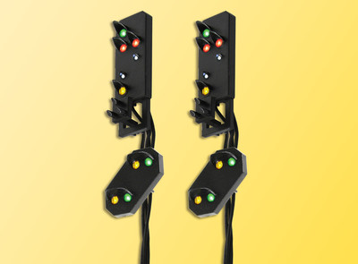 Viessmann 4751 Ausfahrsignalköpfe mit Vorsignal und Multiplex-Technologie, H0
