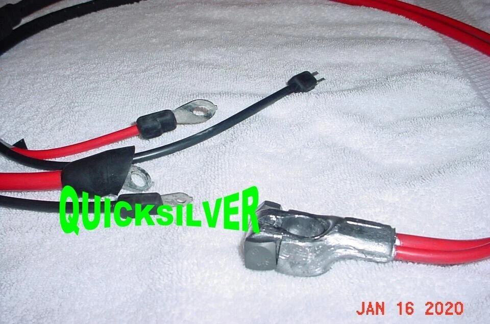 Cable de batería positivo Big Block 1965 1967 Coronet Charger correcto 2587822 MoPar Foto 3 de 4