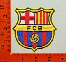 FCB Soccer Patch Iron-On/Sew-On Embroidered Football Club Badge