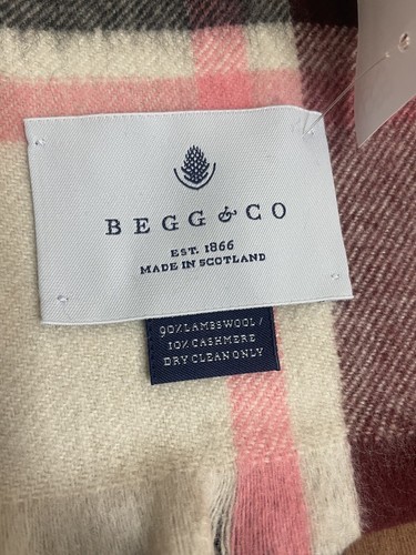 Begg & Co Scarf Cashmere & Lambswool XL 65cm x 180cm BNWT RRP £325 - Picture 2 of 4