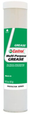 Castrol 15832E 14.5 oz Tube of Multi-Purpose Lithium Based Grease Lubricant