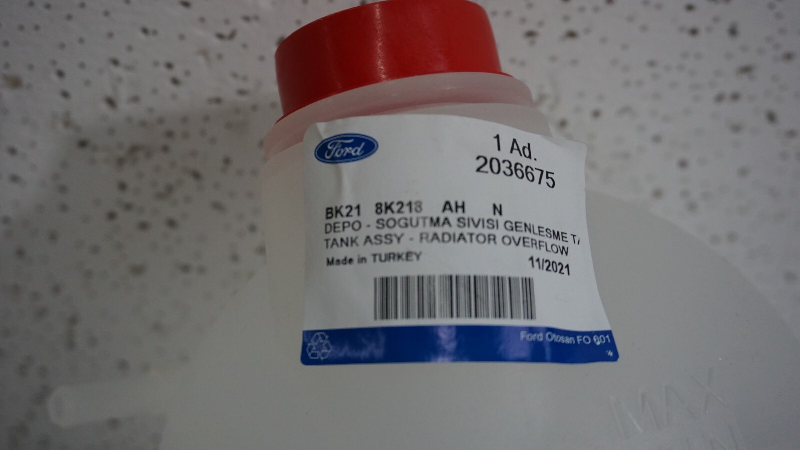 Expansion Tank, coolant OE FORD OEM | BK21-8K218-AH 2036675 | eBay