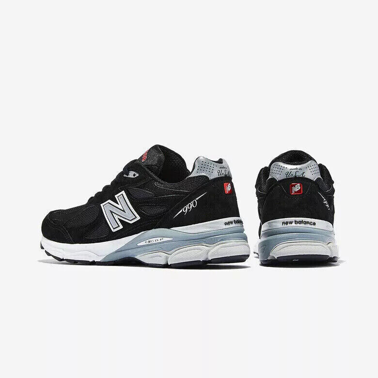 New Balance 990v3 Made in USA Black 2021 M990BS3 Men's Size New Balance 990v3 Made in USA Black 2021 M990BS3 Men's Size