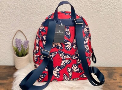 NWT* KATE SPADE CHELSEA BUTTERFLY TOSS PRINTED MEDIUM BACKPACK Kate Spade New York Chelsea The Little Better Butterfly Toss  main image 4