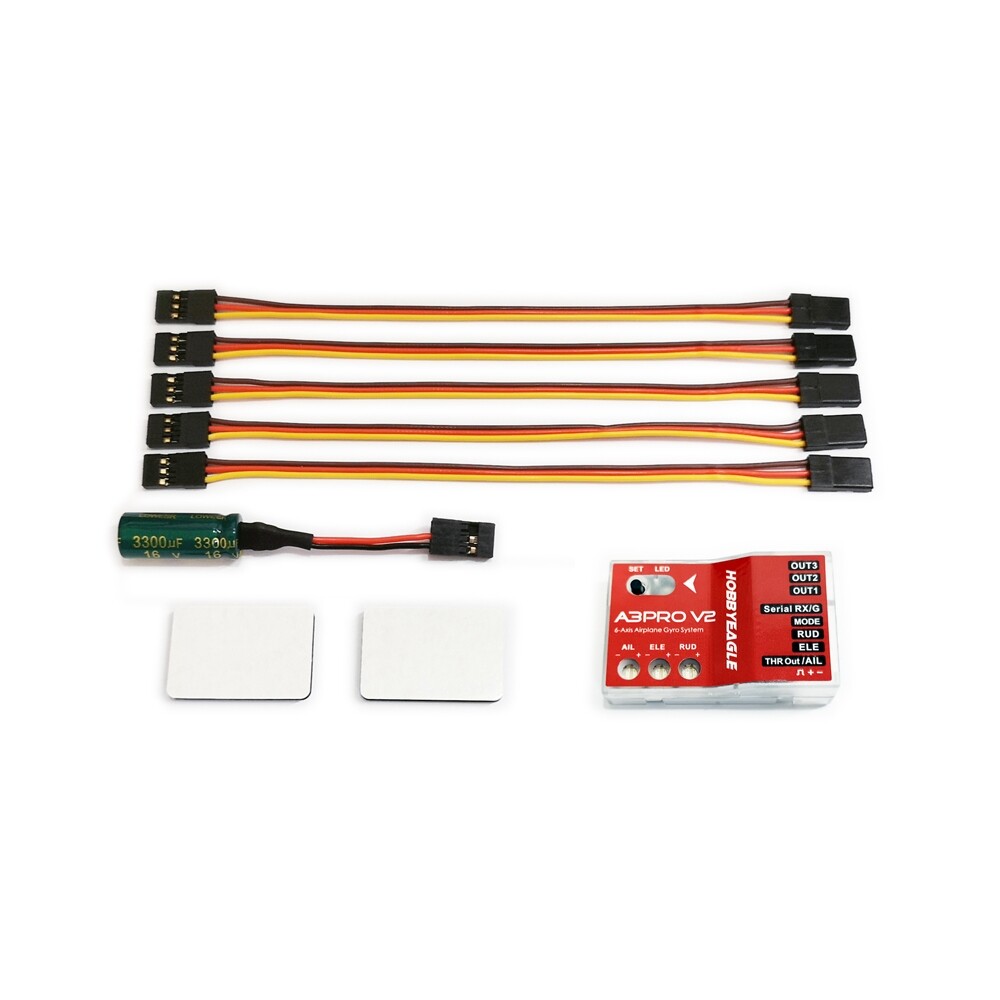 Hobby Eagle A3 Pro V2 RC Airplane Stabilization Gyro w/One-Click