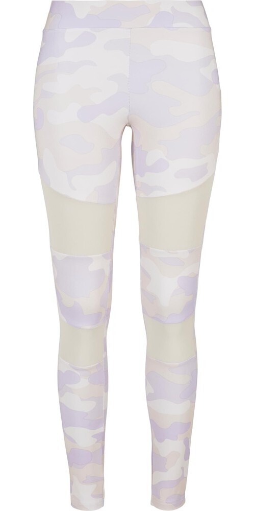 Городская классика Дамские леггинсы Damen Ladies Camo Tech из сетчатой ткани сиреневого цвета