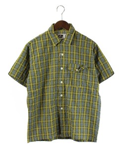 S Groen Engineered katoen mouw maat Garments Heren Casual geruite Fs shirt korte rqqI6X