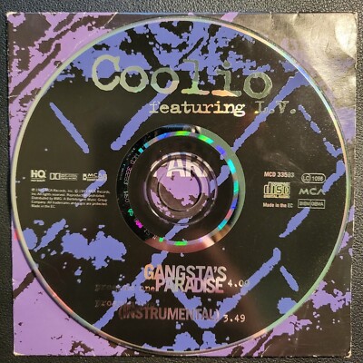 Coolio – Gangsta's Paradise CD Single 1995 Dangerous Minds
