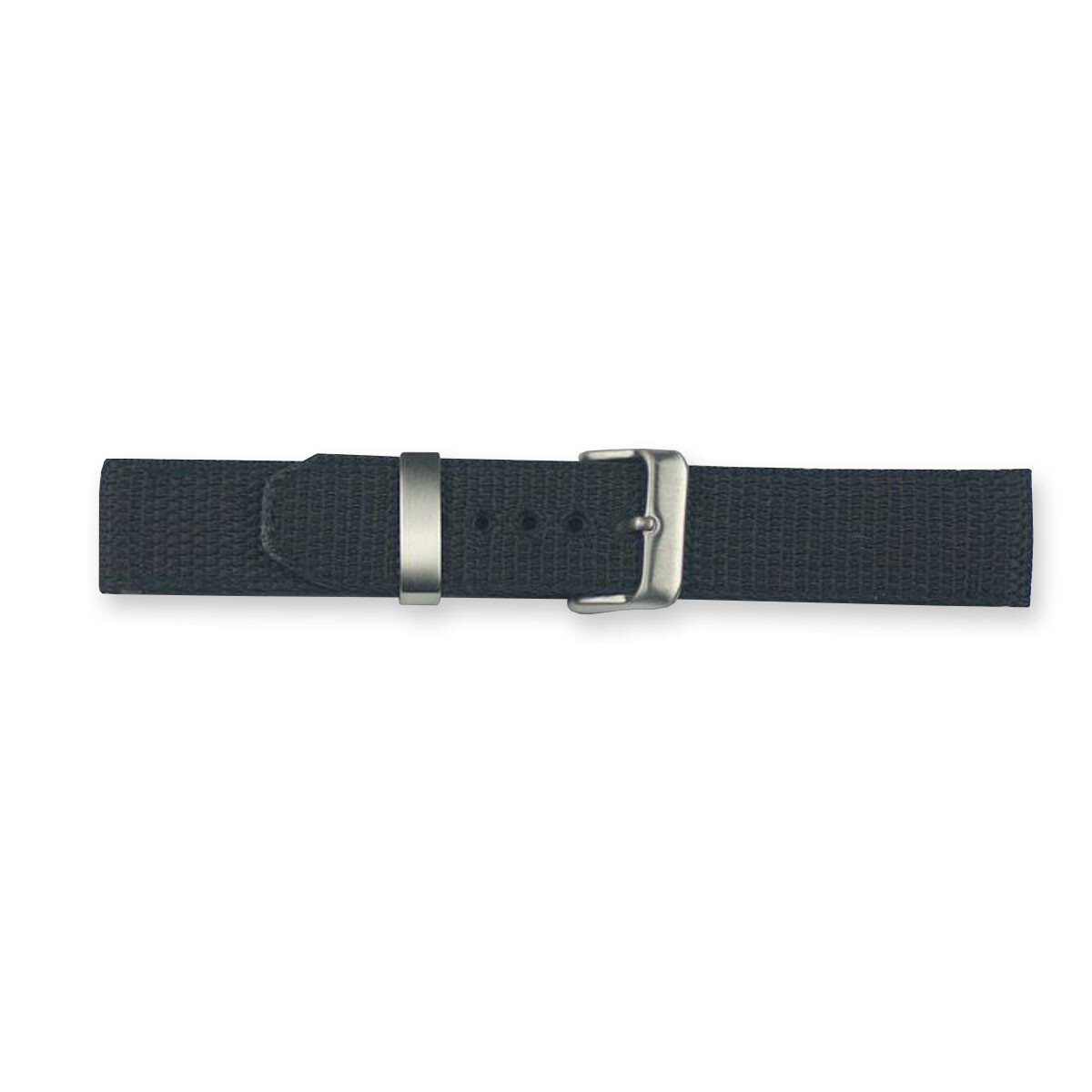 QUALITY TOUGH WOVEN NYLON military mens watch strap 18m 20mm 22 black